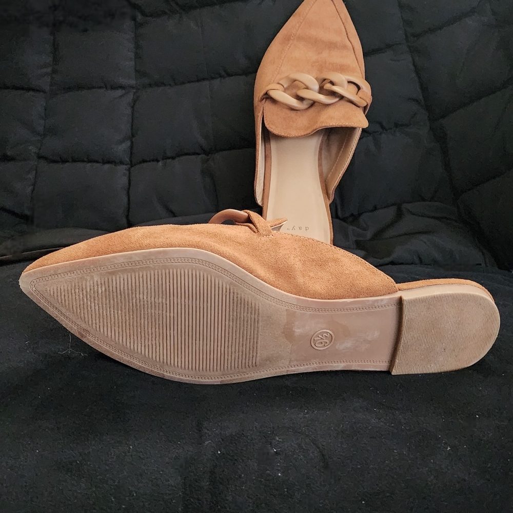 Women's Tan Suede Loafers
